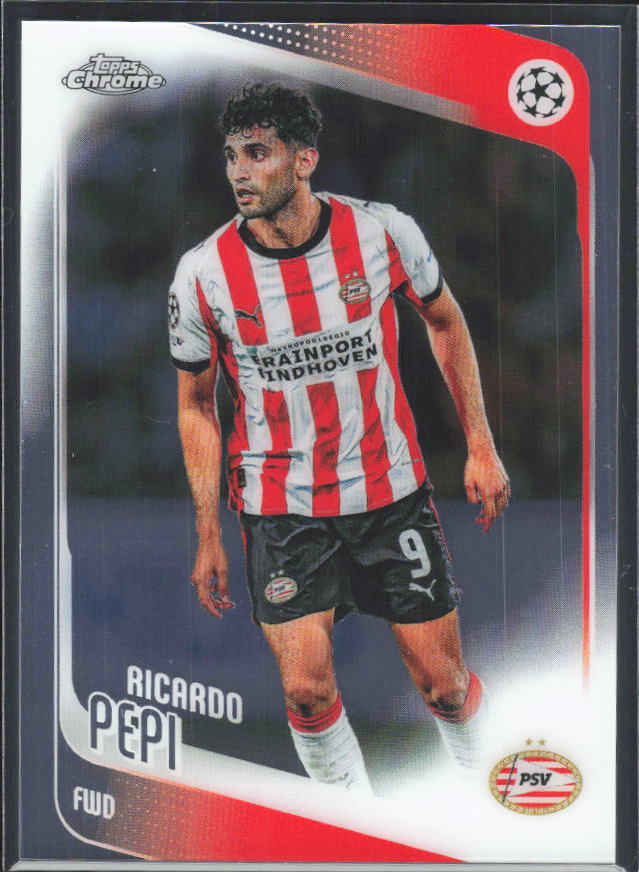 Ricardo Pepi 2025-26 Chrome UEFA #106 – framsida