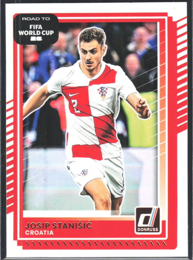 Josip Stanišić 2025-26 Donruss Road to FIFA WC #60 – framsida