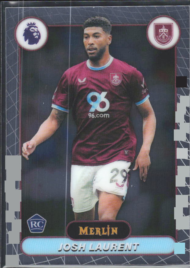 Josh Laurent 2026 Merlin Premier League RC #54 – framsida