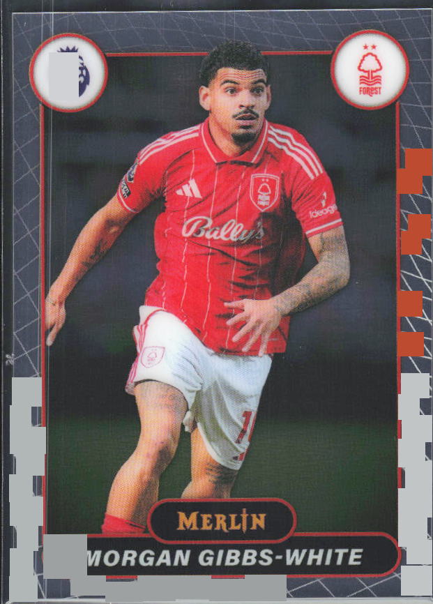 Morgan Gibbs-White 2026 Merlin Premier League #153 – framsida