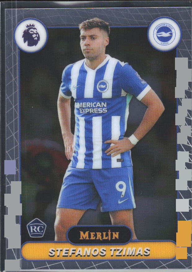 Stefanos Tzimas 2026 Merlin Premier League RC #50 – framsida