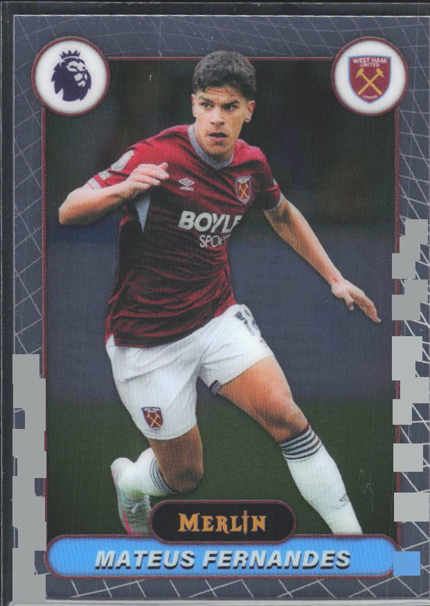 Mateus Fernandes 2026 Merlin Premier League #187 – framsida