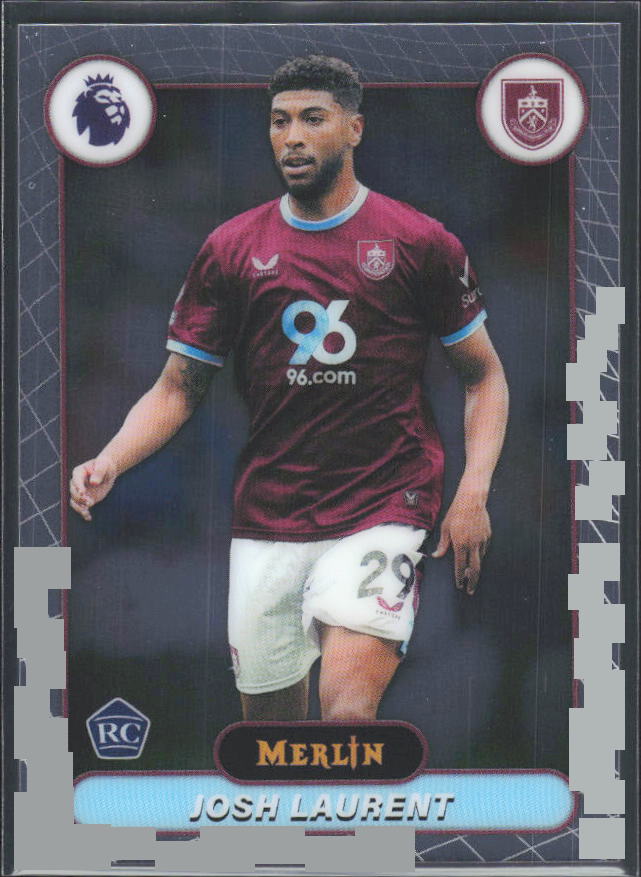 Josh Laurent 2026 Merlin Premier League RC #54 – framsida