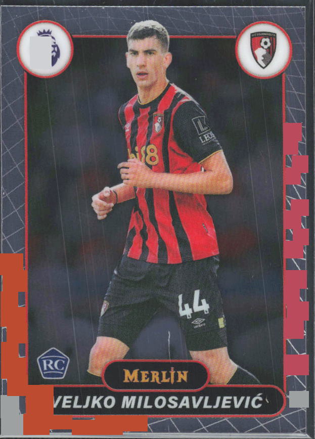 Veljko Milosavljević 2026 Merlin Premier League RC #9 – framsida