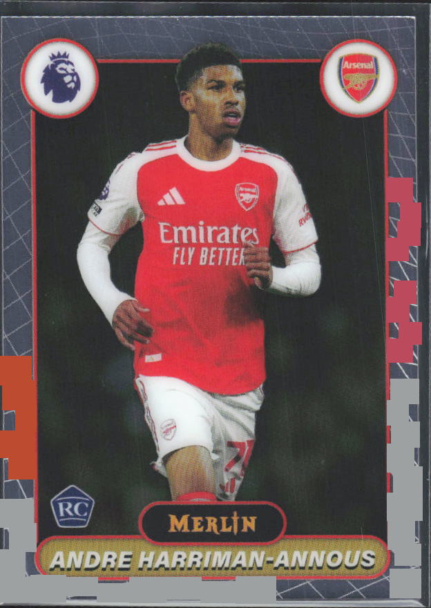 Andre Harriman-Annous 2026 Merlin Premier League RC #18 – framsida