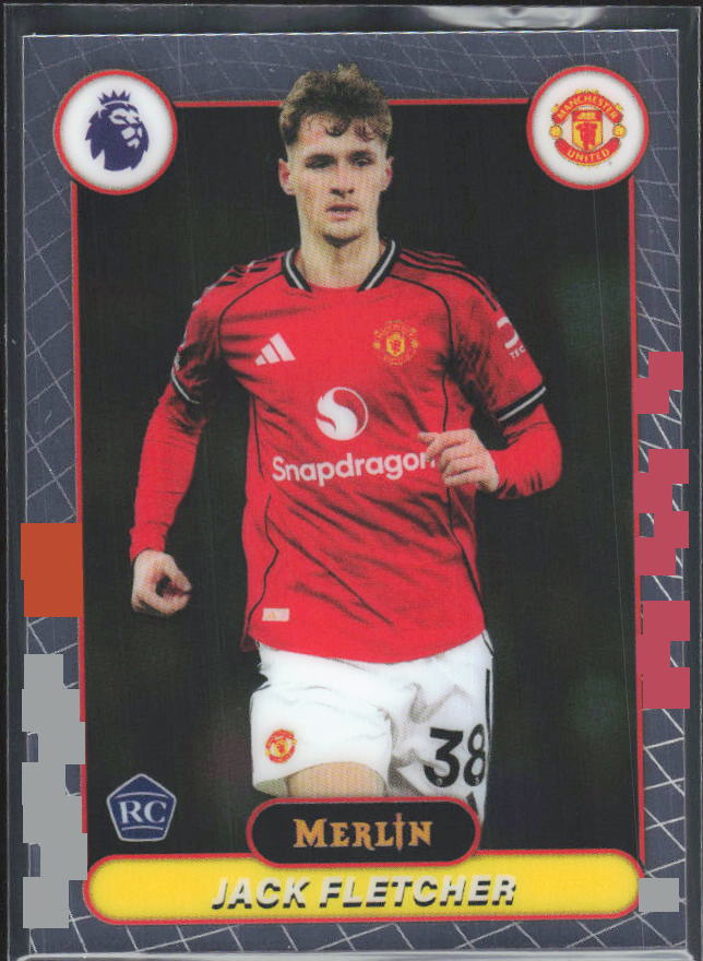 Jack Fletcher 2026 Merlin Premier League RC #140 – framsida