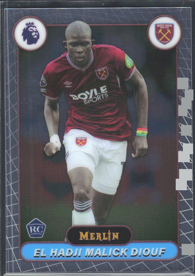 El Hadji Malick Diouf 2026 Merlin Premier League RC #181 – framsida