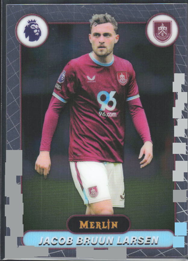 Jacob Bruun Larsen 2026 Merlin Premier League #58 – framsida