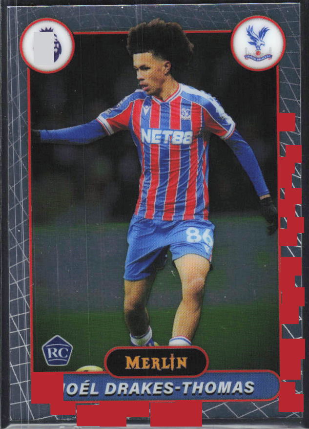 Joel Drakes-Thomas 2026 Merlin Premier League RC #76 – framsida