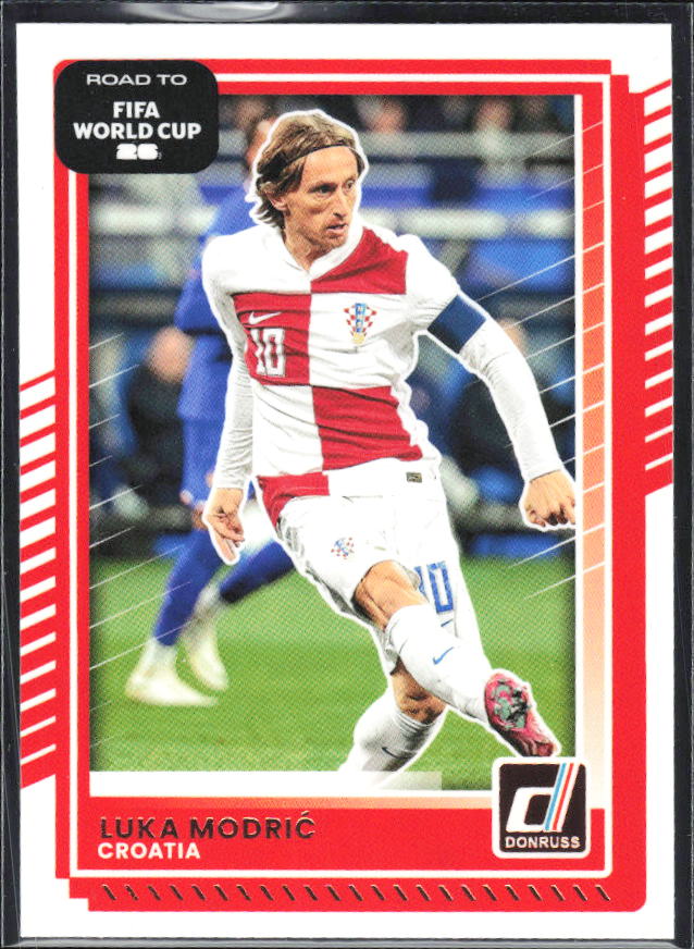 Luka Modrić 2025-26 Donruss Road to FIFA WC #61 – framsida
