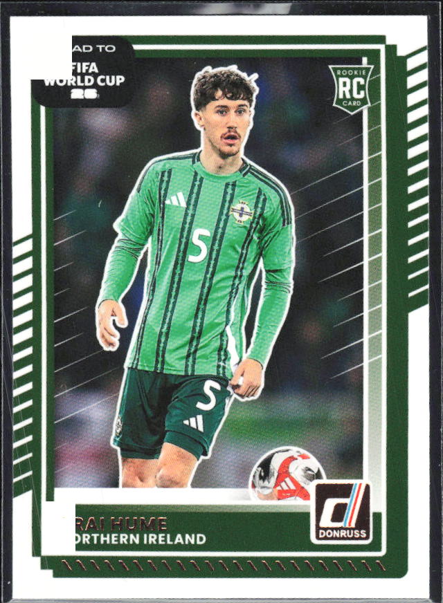 Trai Hume 2025-26 Donruss Road to FIFA WC RC #46 – framsida