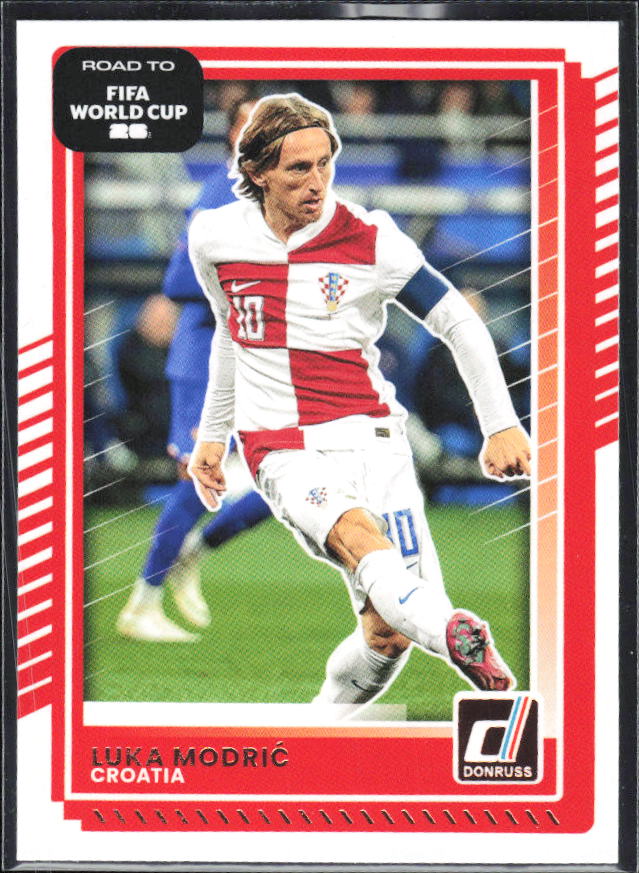 Luka Modrić 2025-26 Donruss Road to FIFA WC #61 – framsida