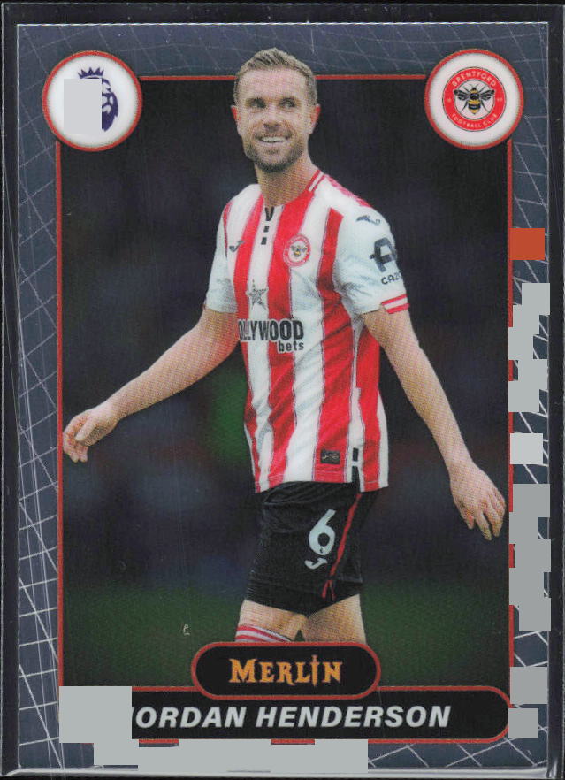 Jordan Henderson 2026 Merlin Premier League #36 – framsida