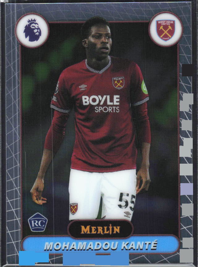 Mohamadou Kanté 2026 Merlin Premier League RC #188 – framsida
