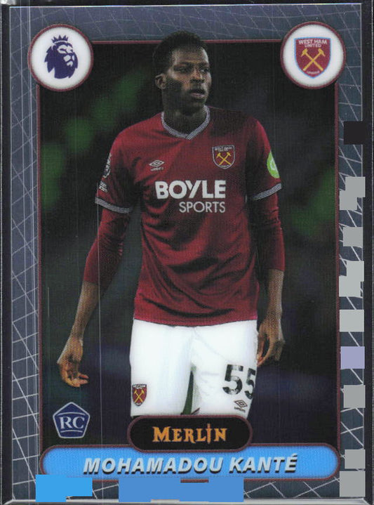 Mohamadou Kanté 2026 Merlin Premier League RC #188 – framsida