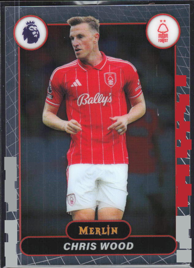 Chris Wood 2026 Merlin Premier League #159 – framsida