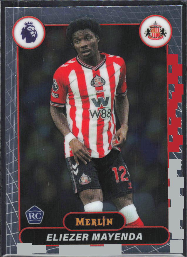 Eliezer Mayenda 2026 Merlin Premier League RC #162 – framsida