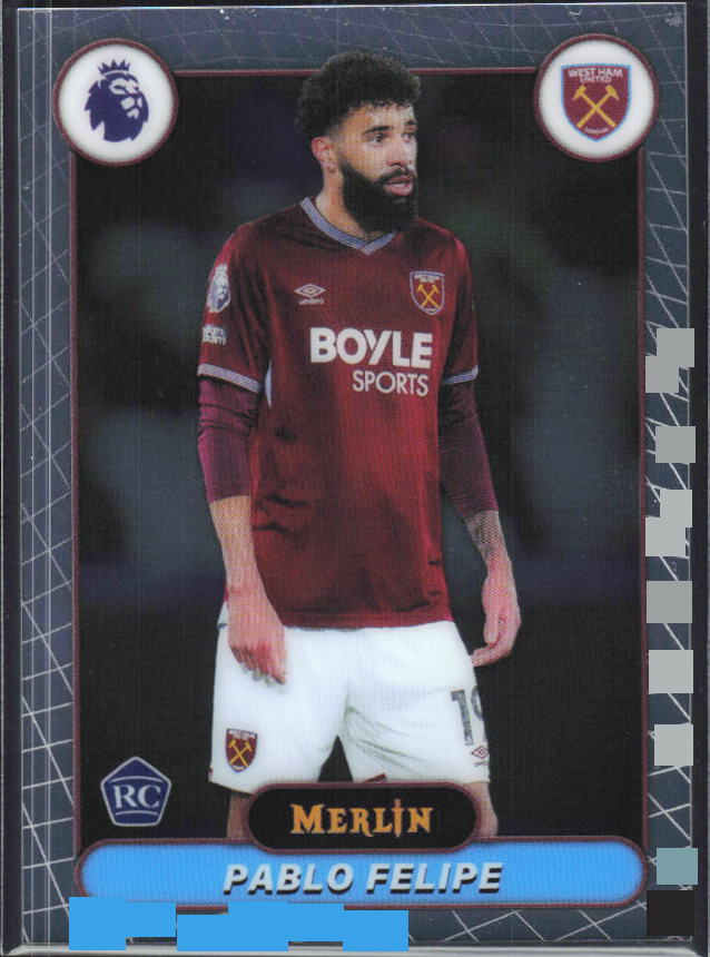 Pablo Felipe 2026 Merlin Premier League RC #190 – framsida