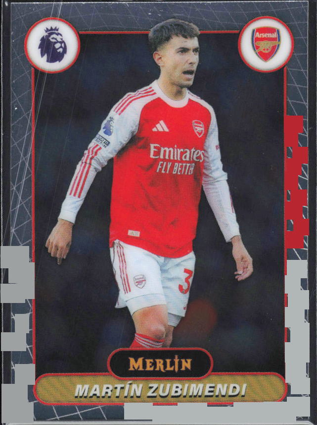 Martín Zubimendi 2026 Merlin Premier League #16 – framsida