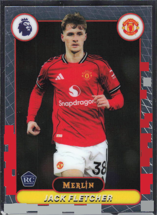 Jack Fletcher 2026 Merlin Premier League RC #140 – framsida