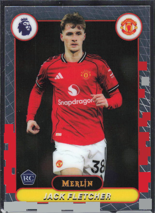 Jack Fletcher 2026 Merlin Premier League RC #140 – framsida