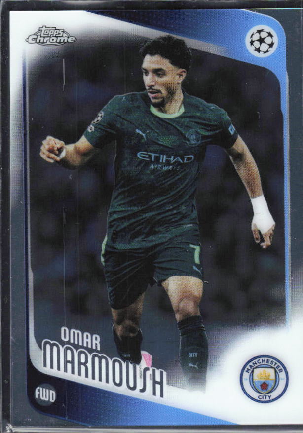 Omar Marmoush 2025-26 Chrome UEFA #80 – framsida