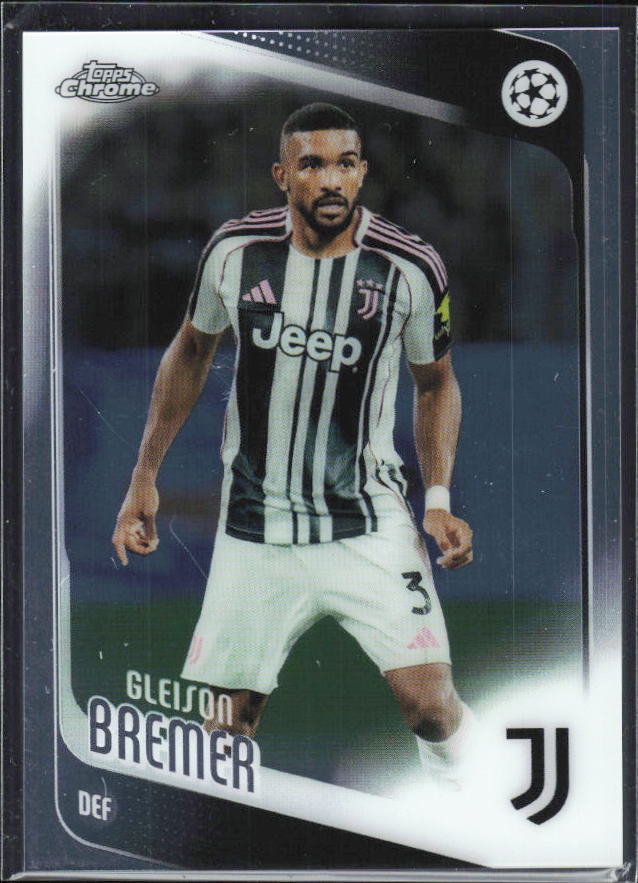Gleison Bremer 2025-26 Chrome UEFA #152 – framsida