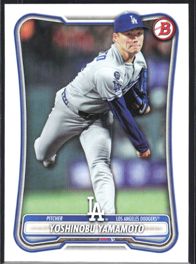 Yoshinobu Yamamoto 2026 Bowman #2 – framsida