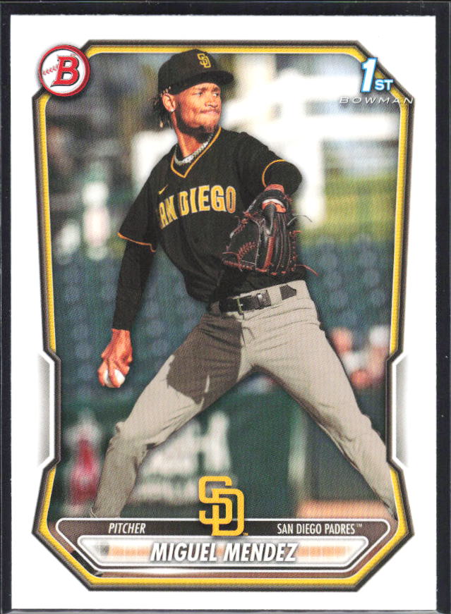 Miguel Mendez 2026 Bowman 1st Prospects #BP-107 – framsida