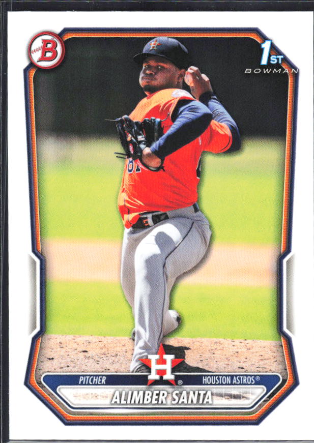 Alimber Santa 2026 Bowman 1st Prospects #BP-30 – framsida