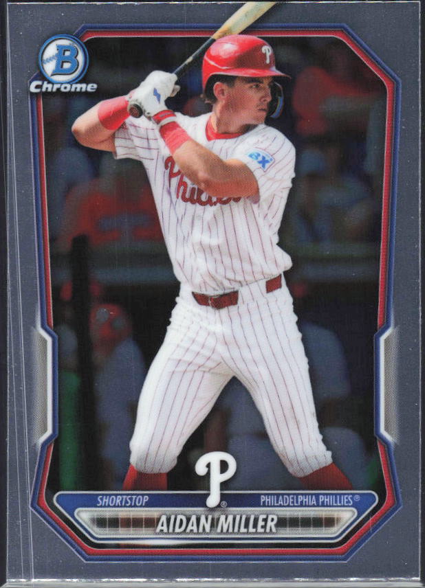 Aidan Miller 2026 Bowman Chrome Prospects #BCP-49 – framsida