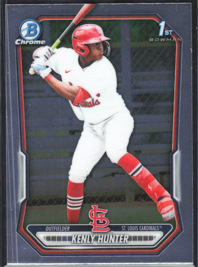 Kenly Hunter 2026 Bowman 1st Chrome Prospects #BCP-130 – framsida