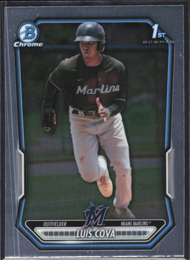Luis Cova 2026 Bowman 1st Chrome Prospects #BCP-38 – framsida