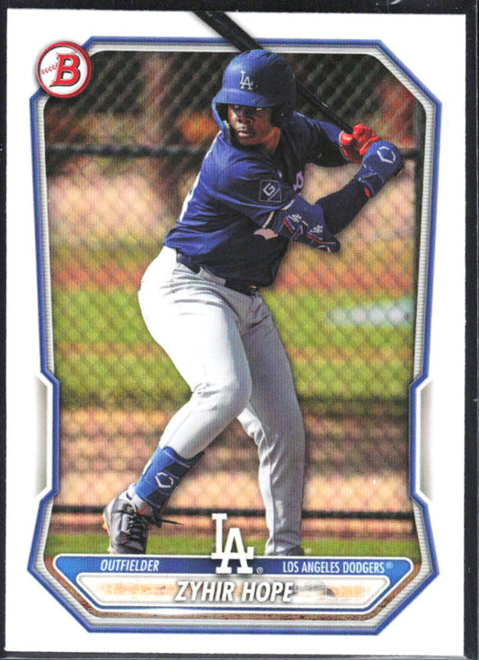 Zyhir Hope 2026 Bowman Prospects #BP-86 – framsida