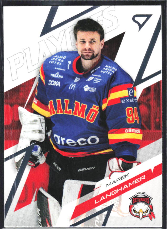 Marek Langhamer 2025-26 SHL Playoffs #55 – framsida