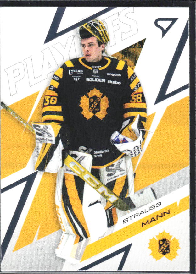 Strauss Mann 2025-26 SHL Playoffs #28 – framsida