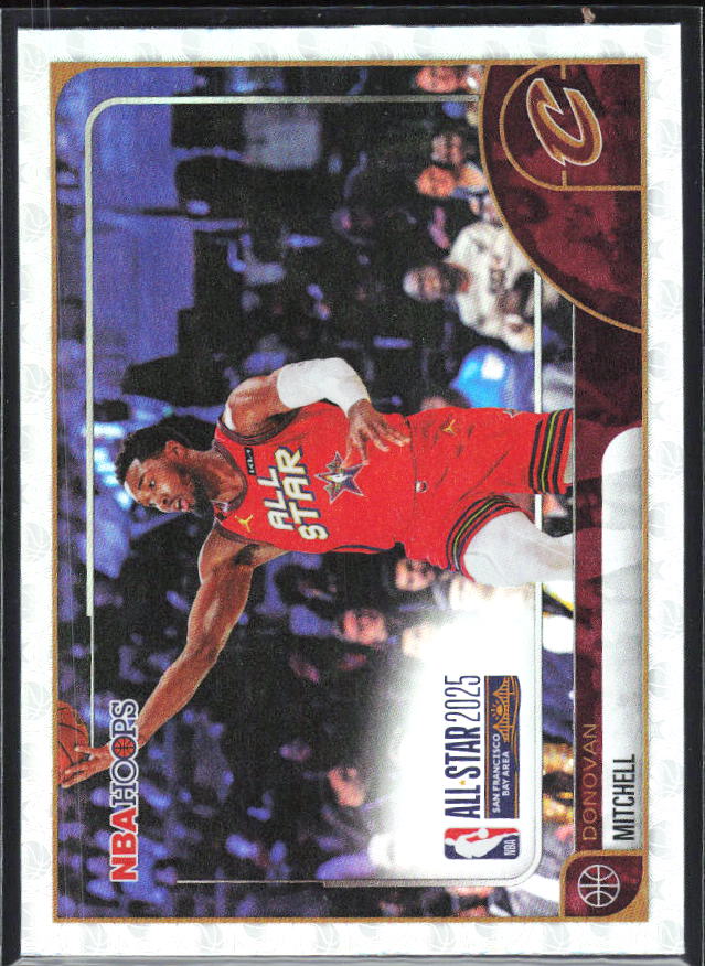 Donovan Mitchell 2025-26 NBA Hoops All-Star 2025 #287 – framsida