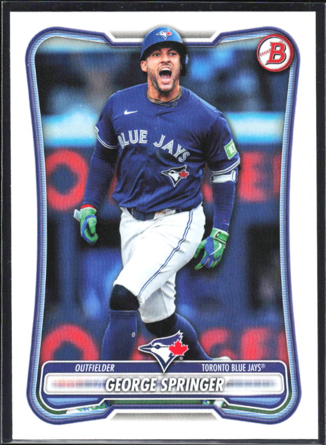 George Springer 2026 Bowman #95 – framsida