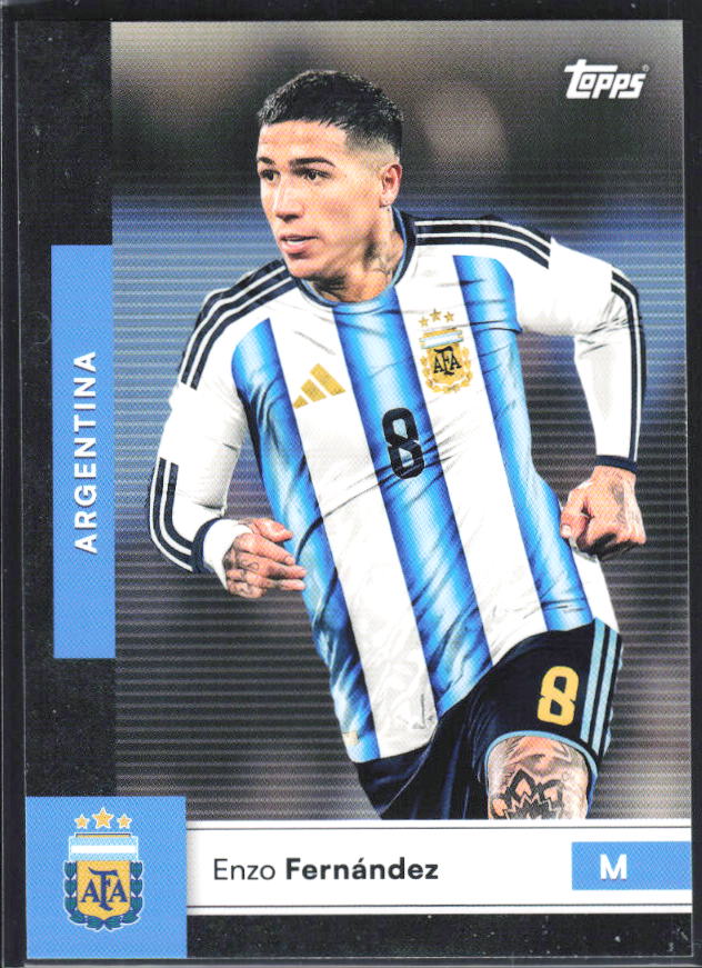 Enzo Fernández 2026 Argentina Team Set #10 – framsida