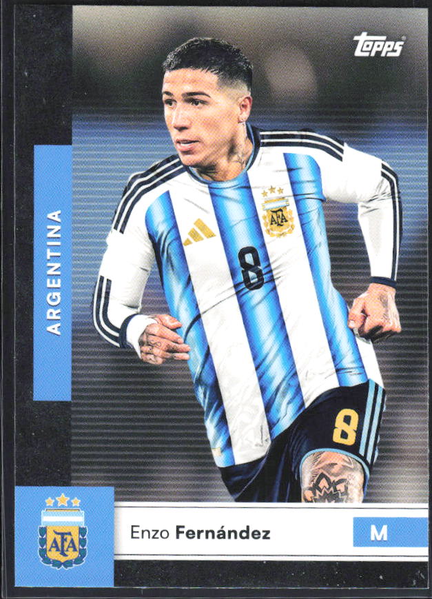 Enzo Fernández 2026 Argentina Team Set #10 – framsida
