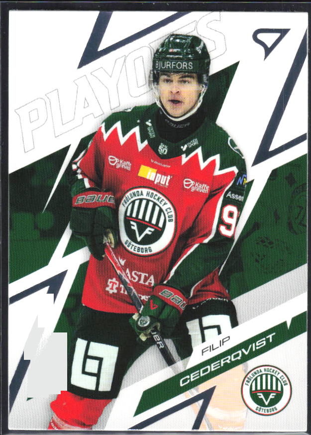 Filip Cederqvist 2025-26 SHL Playoffs #23 – framsida