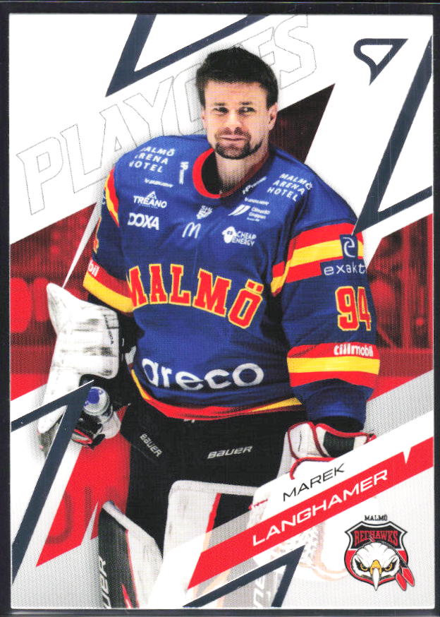 Marek Langhamer 2025-26 SHL Playoffs #55 – framsida