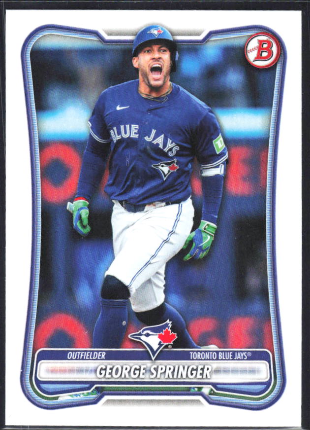 George Springer 2026 Bowman #95 – framsida