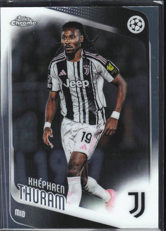 Khéphren Thuram 2025-26 Chrome UEFA #71 – framsida