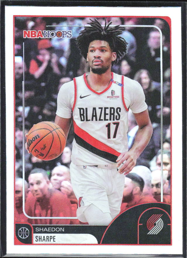 Shaedon Sharpe 2025-26 NBA Hoops #243 – framsida