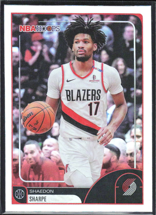 Shaedon Sharpe 2025-26 NBA Hoops #243 – framsida