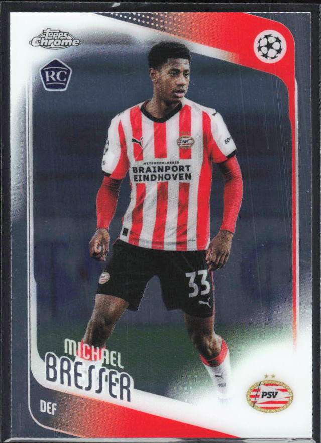 Michael Bresser 2025-26 Chrome UEFA RC #146 – framsida