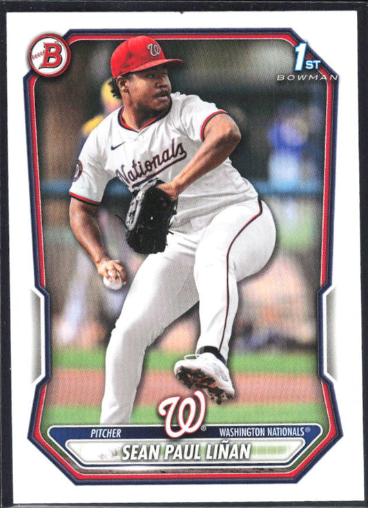 Sean Paul Liñan 2026 Bowman 1st Prospects #BP-26 – framsida