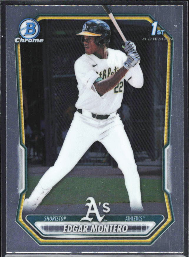 Edgar Montero 2026 Bowman 1st Chrome Prospects #BCP-139 – framsida