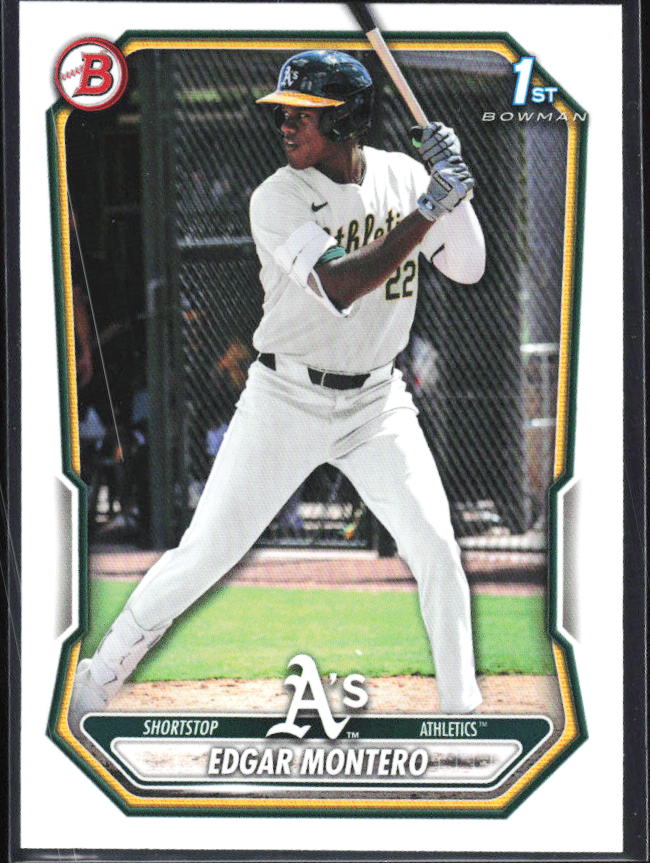 Edgar Montero 2026 Bowman 1st Prospects #BP-139 – framsida
